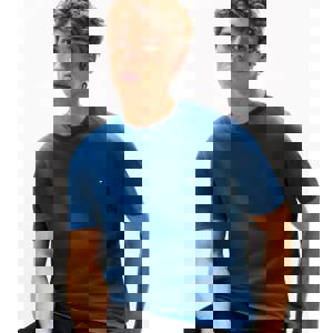 Tommy Hilfiger Flag Embroidery Crew Neck T-Shirt